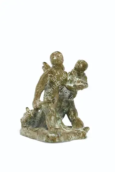 Baij, Ramkinkar (Artist). Untitled (Study for Towards Kankalitala), c. early 1970s | Sculpture, Ch.NeY/23.09.20, 2020 · Christie's