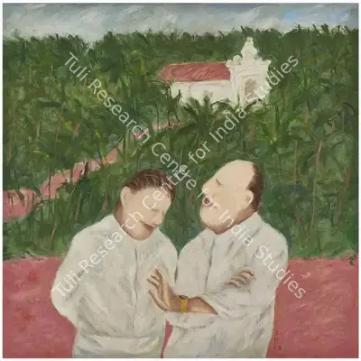 Ambalal, Amit (Artist). Untitled. Oil on canvas, 1986 | Painting  | 00866828