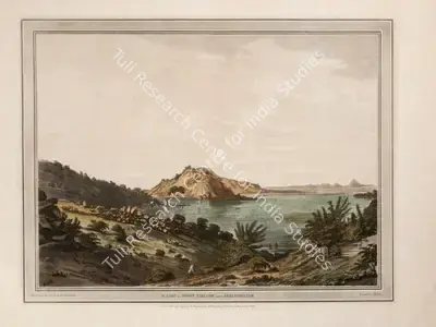 John William Edy (Engraver), The Lake of Mooty Tallaow near Seringapatam, 1793, Engraving