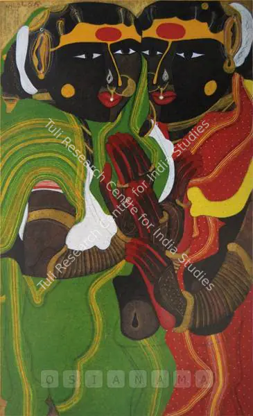 Thota Vaikuntam (Artist), Sisters, Painting