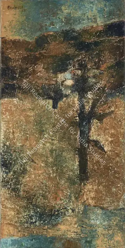 Akbar Padamsee (Artist), Paysage, 1965, Painting