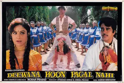 Iftekhar Ahmad (Producer), Deewana Hoon Pagal Nahi, 1998, Lobby Card
