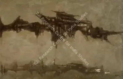 Ramkumar (Artist), Benaras, 1962, Painting