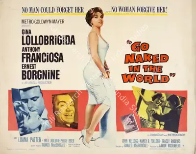 Aaron Rosenberg (Producer), Go Naked in the World, 1961, Poster
