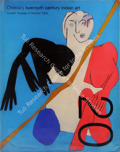 Christie's (Auction House), Twentieth Century Indian Art, 1999, Auction Catalogue