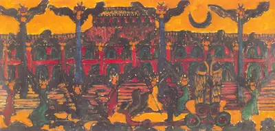 Ramanujam, K. (Artist). Untitled, n.d. | Painting, So.NeY/03.04.96