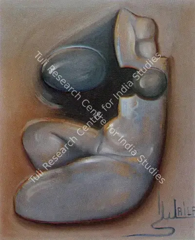Laila Shahzada (Artist), Blue Tears, Painting