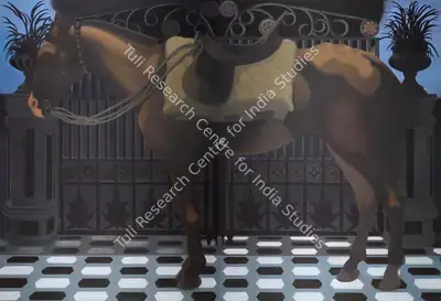 Nataraj Sharma (Artist), Urban Animal (Horse), 2012, Painting