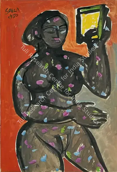 F.N. Souza (Artist), Untitled, 1950, Painting
