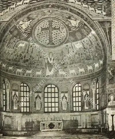 Unknown (Artist), Apse Mosaic, 0550, Mosaic