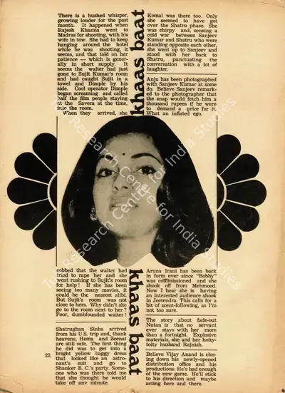 Khaas Baat, 1973, Column