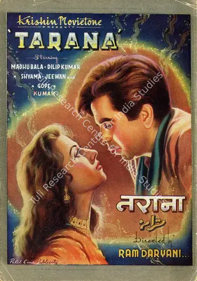 Ram Daryani (Director), Tarana, 1951, Song-Synopsis Booklet