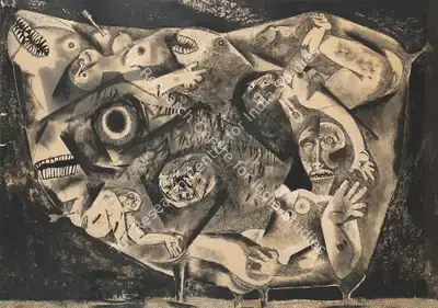 Himmat Shah (Artist), Untitled, 1963, Painting