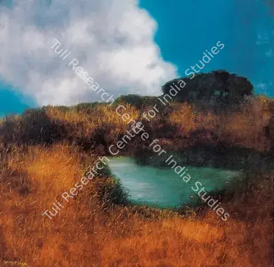 Paramjit Singh (Artist), Landscape, 1985, Painting
