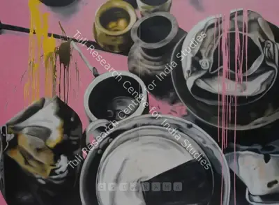 Gupta, Subodh (Artist). Untitled. Oil on canvas, 2007 | Painting | FineArts | 00575085