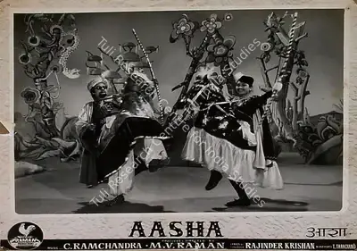 M.Venkat Raman (Producer), Aasha, 1957, Lobby Card