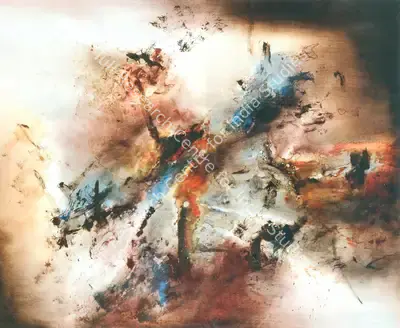 Mohammad Kibria (Artist), Abstract, 1991, Painting