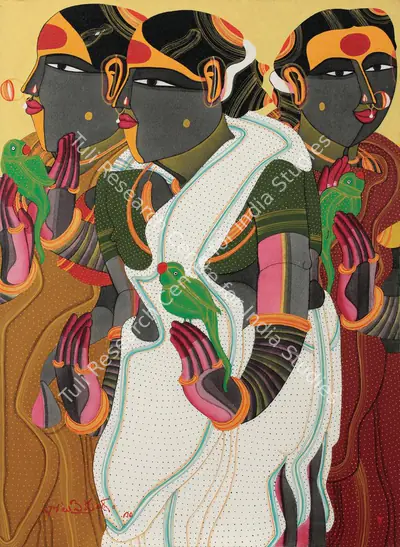 Thota Vaikuntam (Artist), Untitled, 2010, Painting