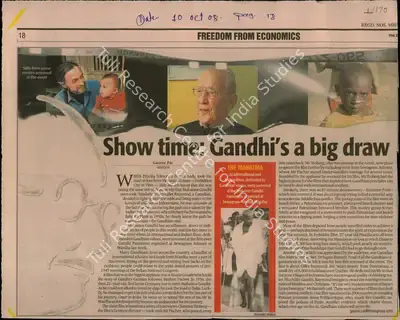 Gaurav Pai (Reporter), Show Time, 2008, Newspaper Clipping
