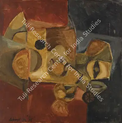 K.M. Adimoolam (Artist), Untitled, 1968, Painting