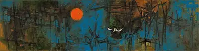 B. Prabha (Artist), Untitled, 1963, Painting