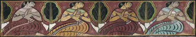 Jamini Roy (Artist), Untitled (Apsaras), 1930, Painting