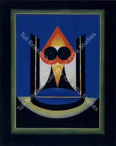 Santosh, G.R. (Artist). Untitled. Acrylic on canvas, 1977 | Painting | FineArts | 00371308