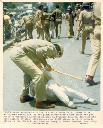 Meraj (Photographer), Del03C: Kashmir: Srinagar, India: 27July90, 1990, Contemporary Photograph