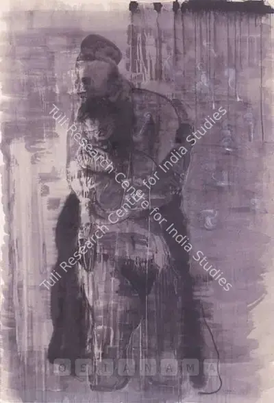 Nalini Malani (Artist), Mutant I B Series, 1995, Painting