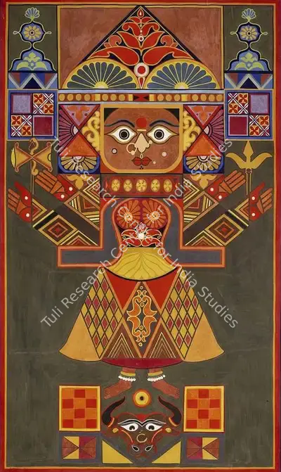 K. Laxma Goud (Artist), Untitled, 1980, Painting