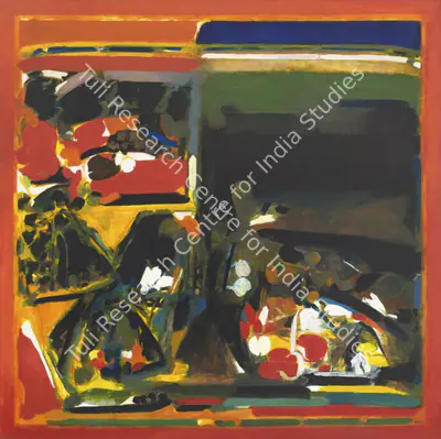 Raza, S.H. (Artist). Rajasthan, 1972 | Painting, Sa.Del/27.09.25, 2025 · Saffronart