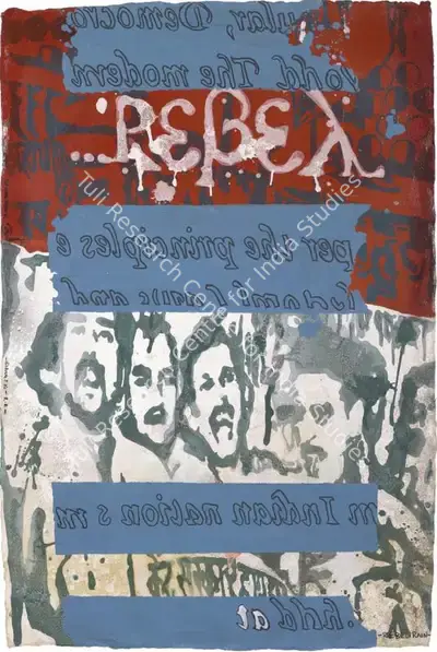 Jitish Kallat (Artist), Rebel Rain, 2004, Painting