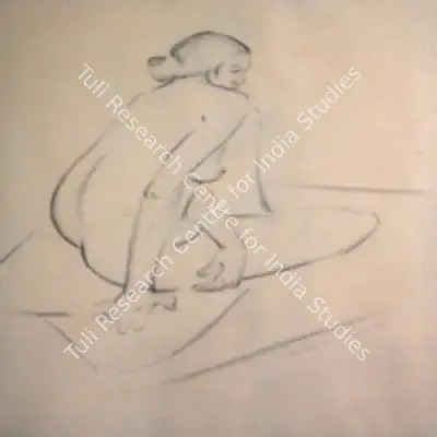 Jehangir Sabavala (Artist), Untitled, 1950, Drawing