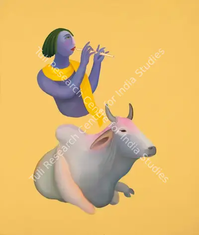 Manjit Bawa (Artist), Untitled (Krishna), 1995, Painting