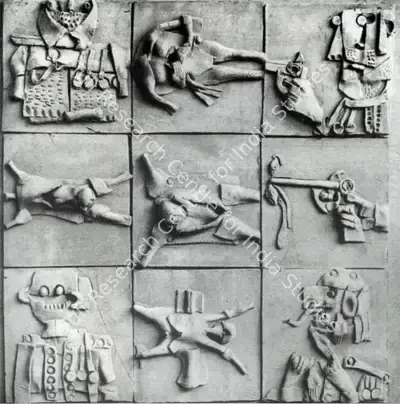 K.G. Subramanyan (Artist), Terracotta - Relief, 1971, Sculpture