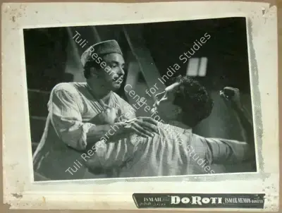 P. John (Cinematographer), Do Roti, 1957, Lobby Card