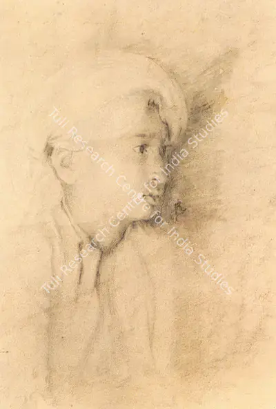 Abalal Rahiman (Artist), Boy, Drawing