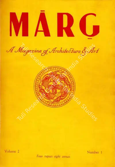 Anand, Mulk Raj (General Editor) and Anil de Silva (Assistant Editor). Marg. 2(1). Bombay: Modern Architectural Research Group, December 1947 | Magazine | FineArts | 00760166