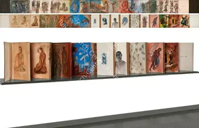 Nalini Malani (Artist), Cast off, 1992, Painting