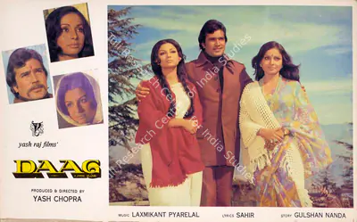 Kay Gee (Cinematographer), Daag, 1973, Lobby Card