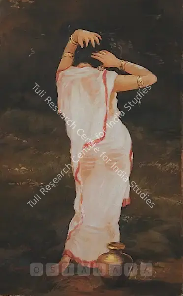 Hemendranath Mazumdar (Artist), After The Bath-I, 1931, Painting