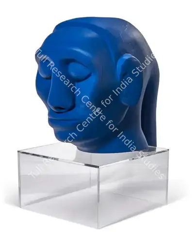 Navjot (Artist), Untitled (Head), 1996, Sculpture