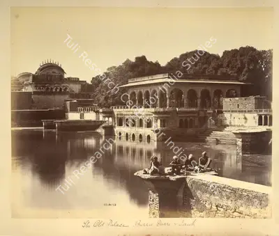 William Baker (Photographer), The Old Palace Barra Darri & Tank, 1866, Antiquarian Photograph