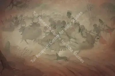 Badri Nath Arya (Artist), Mele se Wapsi, 1980, Painting
