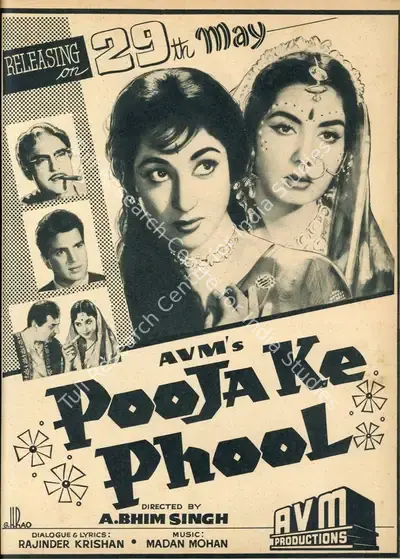 A. Bhimsingh (Director), Pooja Ke Phool, 1964, Advertisement