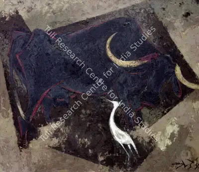 N.S. Bendre (Artist), Complementaries, 1956, Painting