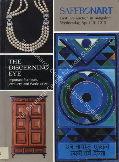 Saffronart (Auction House), The Discerning Eye, 2015, Auction Catalogue