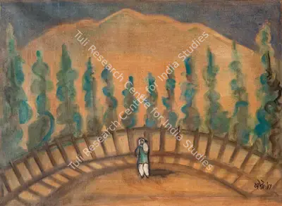 N.S. Bendre (Artist), Kashmir Series, 1941, Painting