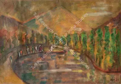 N.S. Bendre (Artist), Kashmir Series, 1941, Painting
