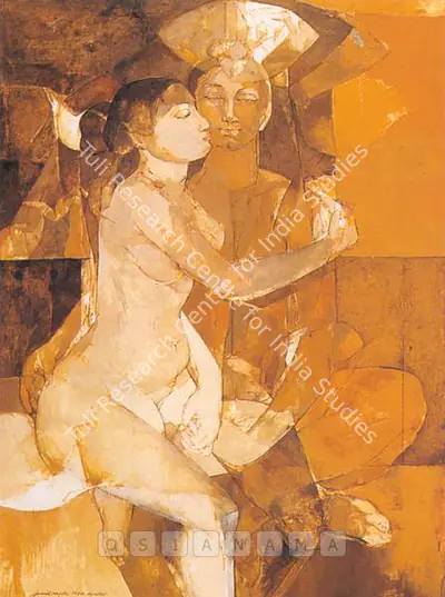 Jamil Naqsh (Artist), Untitled, 1984, Painting